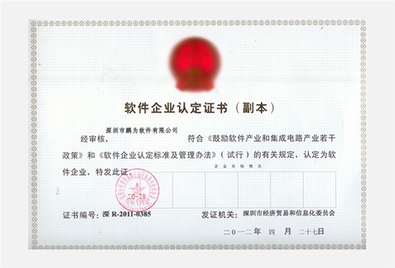 双软认证2012年检