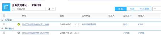 鹏为CRM业务变更中心